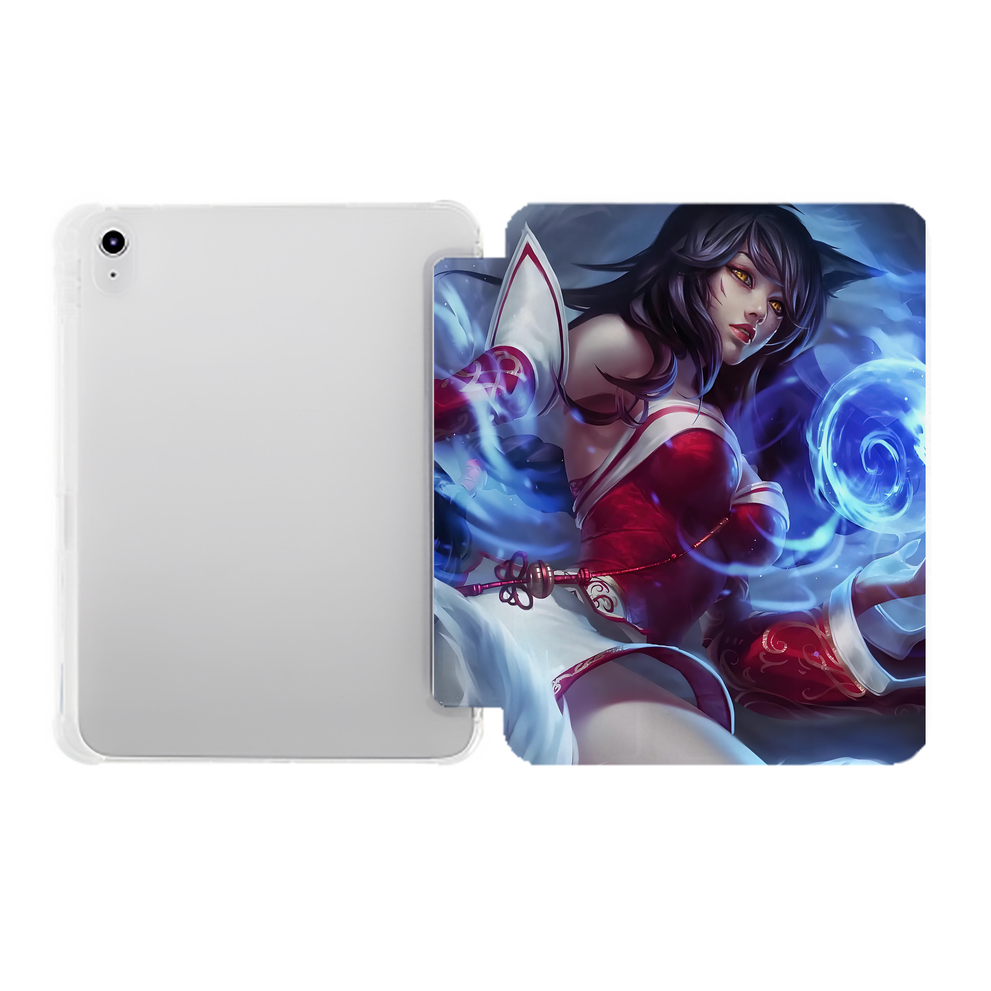 （画像用） リーグ・オブ・レジェンド League of Legends LOL IPad ケース ペン収納付き 三つ折りスタンド PUレザー×シリコン 対応機種9.5/10.5/10.9インチ